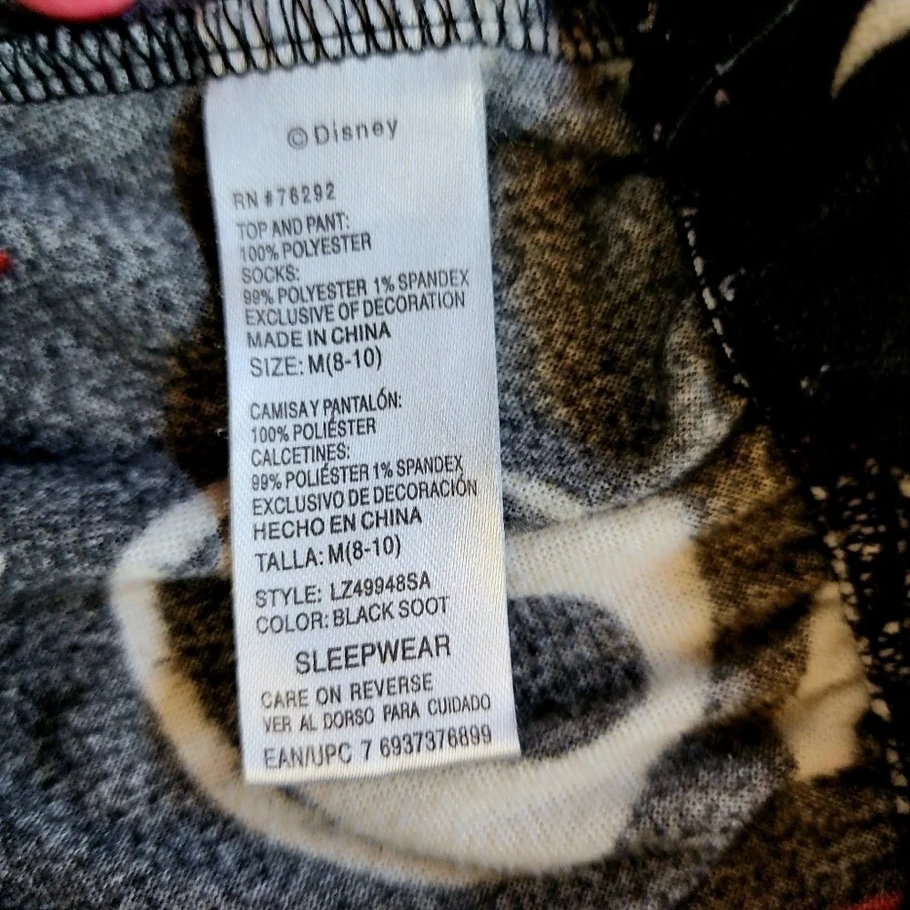 Disney The Nightmare Before Christmas Pajama Pants Black Lounge Women's Medium M - Picture 6 of 7